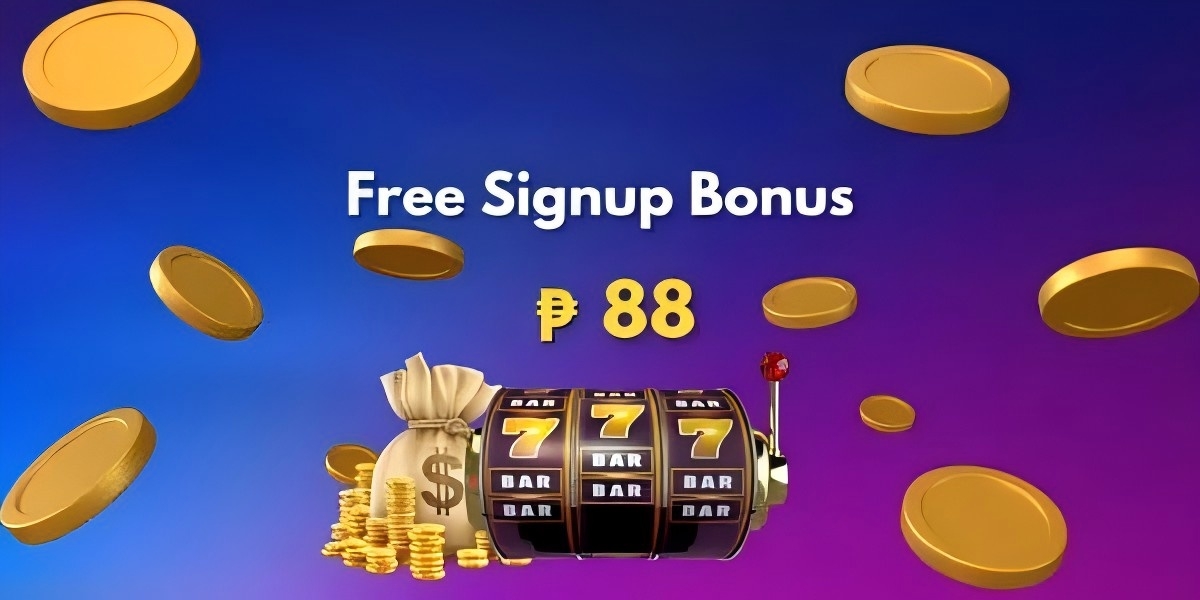 Promotion banner artwork with glowing reels and coins
